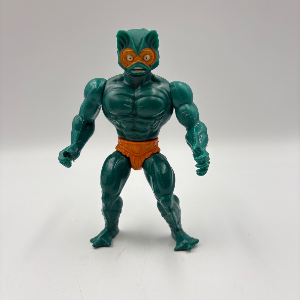 Mattel MOTU Mer-Man Action Figure 1981 Vintage Green Good Condition Taiwan
